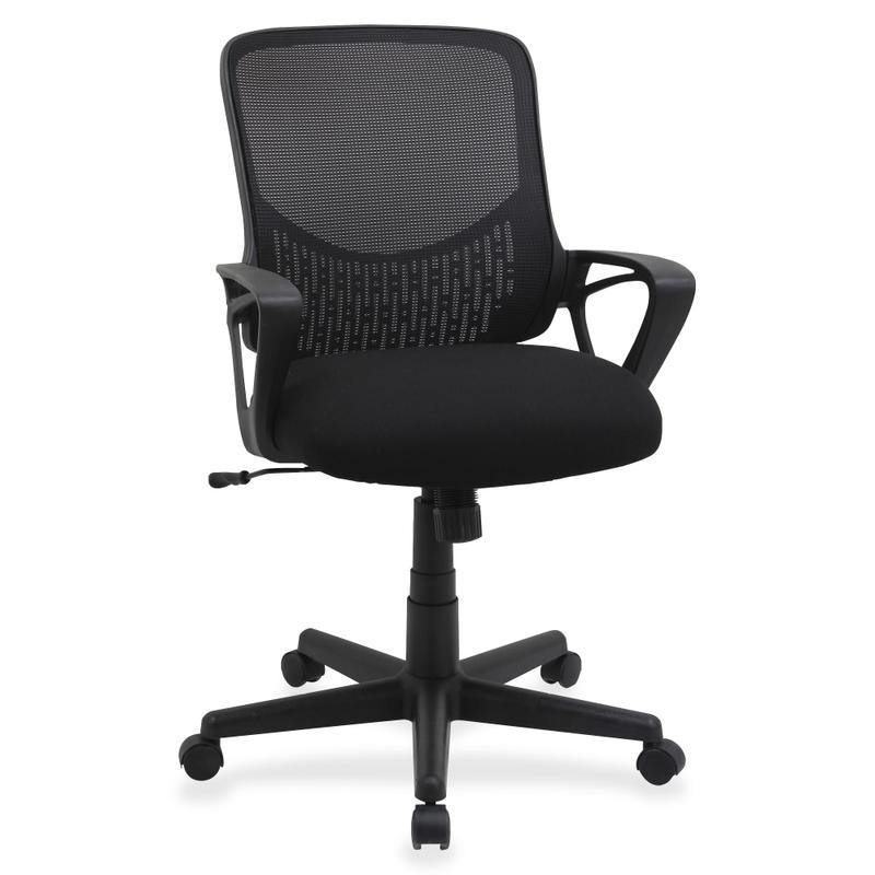 NuSparc Mid-backMesh/Fabric Task Chair, Black MPN:99846