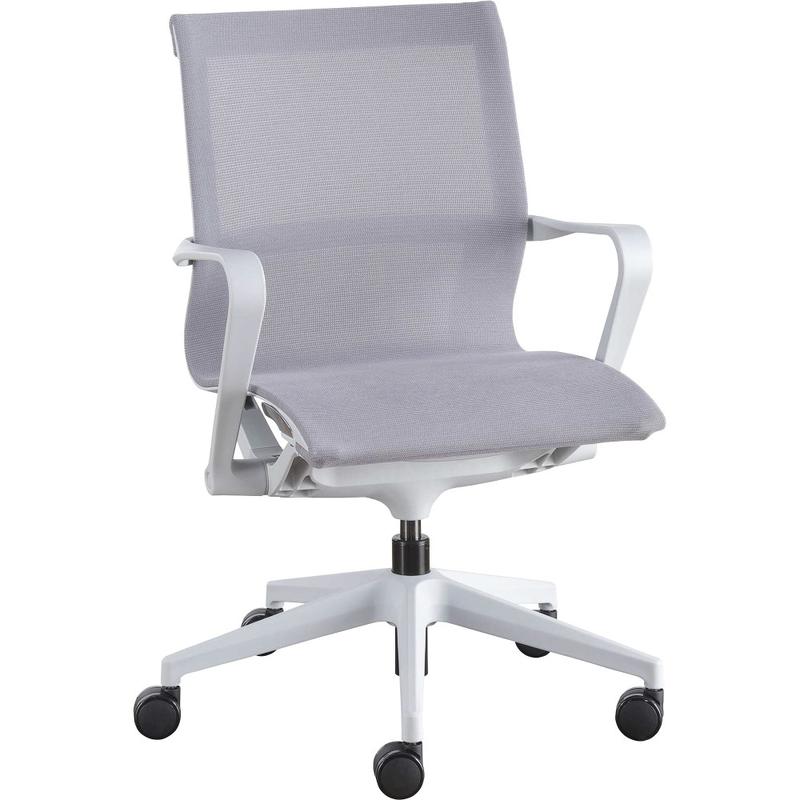 Lorell Mesh Mid-Back Executive Chair, Gray MPN:LLR40207