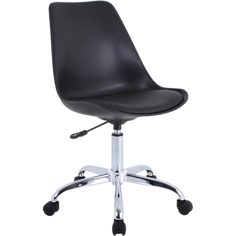 NuSparc Padded Seat Poly Task Chair, Black MPN:CH303CNBK