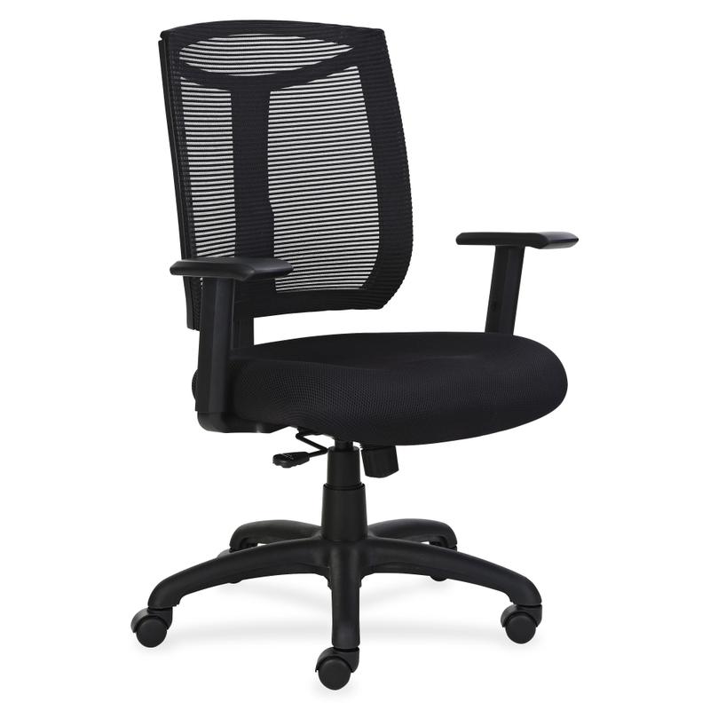 Lorell Mesh High-Back Air Grid Seat Task Chair, Black MPN:LLR83100