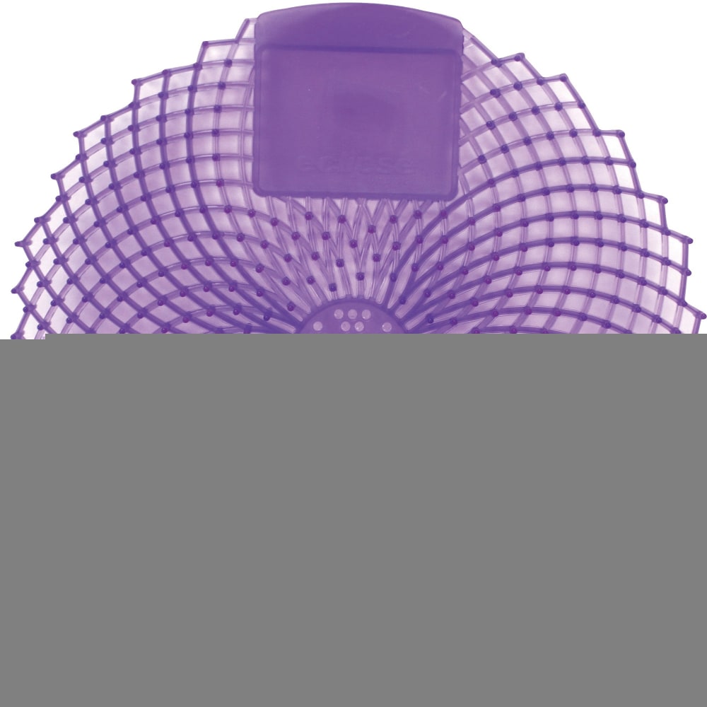 Genuine Joe Eclipse Anti-Splash Deodorizing Urinal Screen - Anti-splash - 1 Dozen - Purple (Min Order Qty 2) MPN:85156