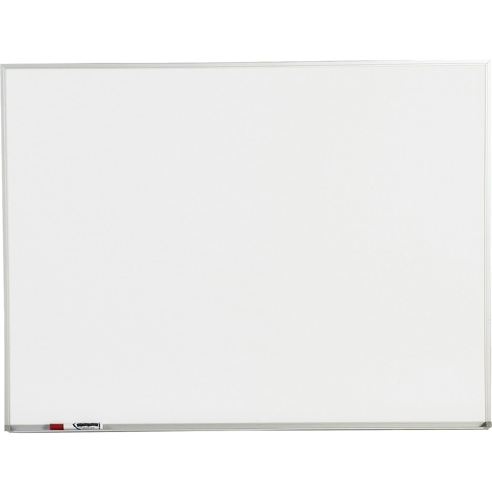 Lorell Non-Magnetic Melamine Dry-Erase Whiteboard, 36in x 24in, Aluminum Frame With Silver Finish (Min Order Qty 2) MPN:19770