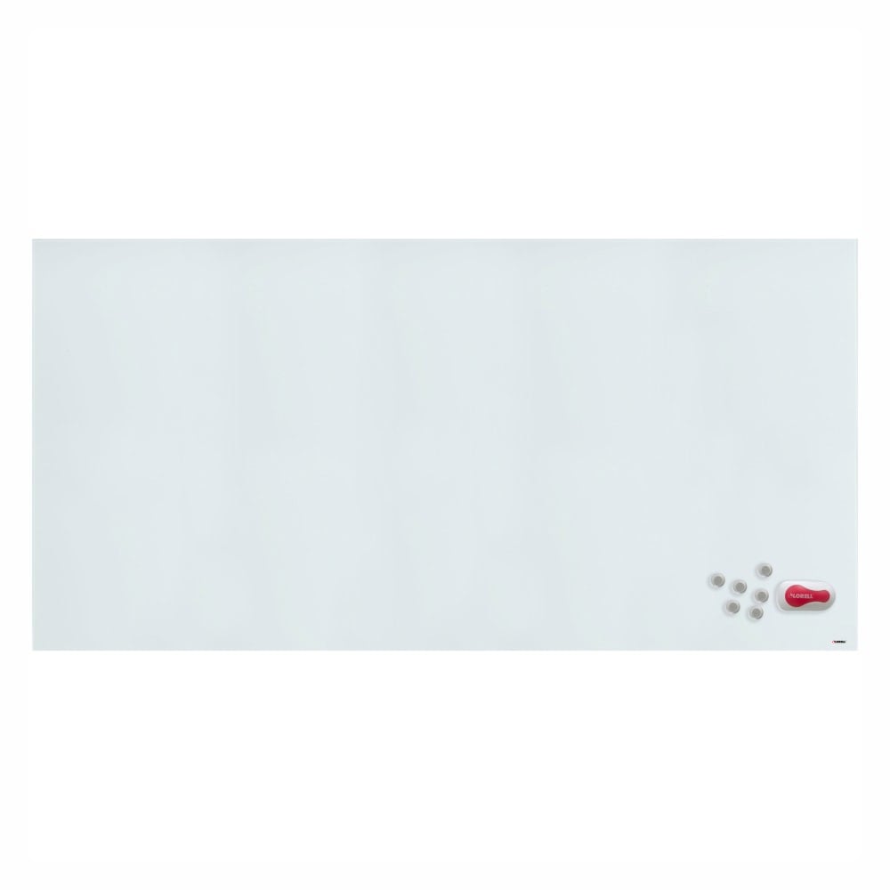 Lorell Magnetic Dry-Erase Whiteboard, 48in x 96in, White Finish Frame MPN:LLR55661