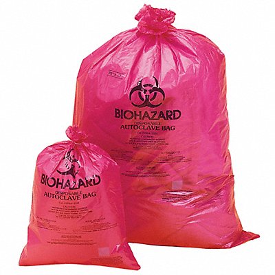 Autocl Biohzrd Bags 2 to 4 gal Red PK200 MPN:F13164-1419