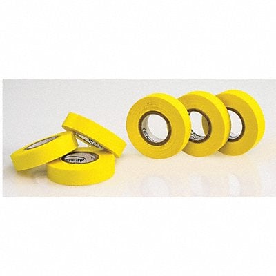 Masking Tape 1/2 W 15 yd L Yellow PK6 MPN:F13481-0050