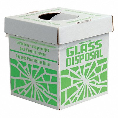 Glass Disposal Container 12 lb PK6 MPN:F24653-0002