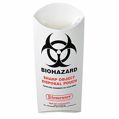 Biohazard Sharp Object Pouch PK200 MPN:H13234-0000