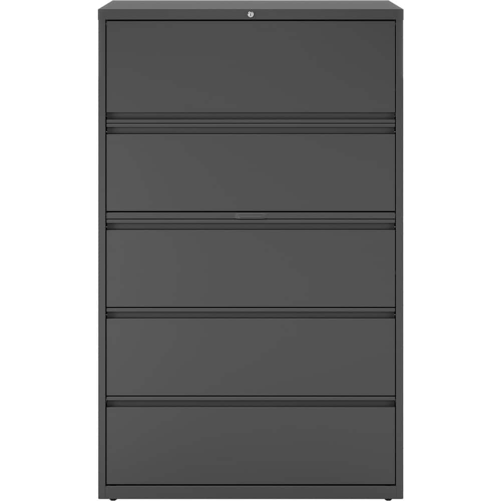 Vertical: 3 Drawers, Steel, Black MPN:18573