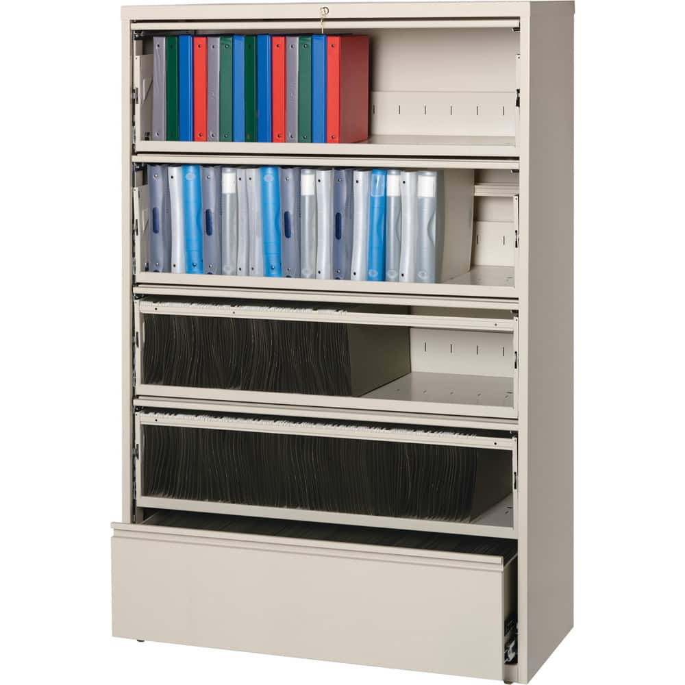 Vertical: 4 Drawers, Steel, Pearl White MPN:19537