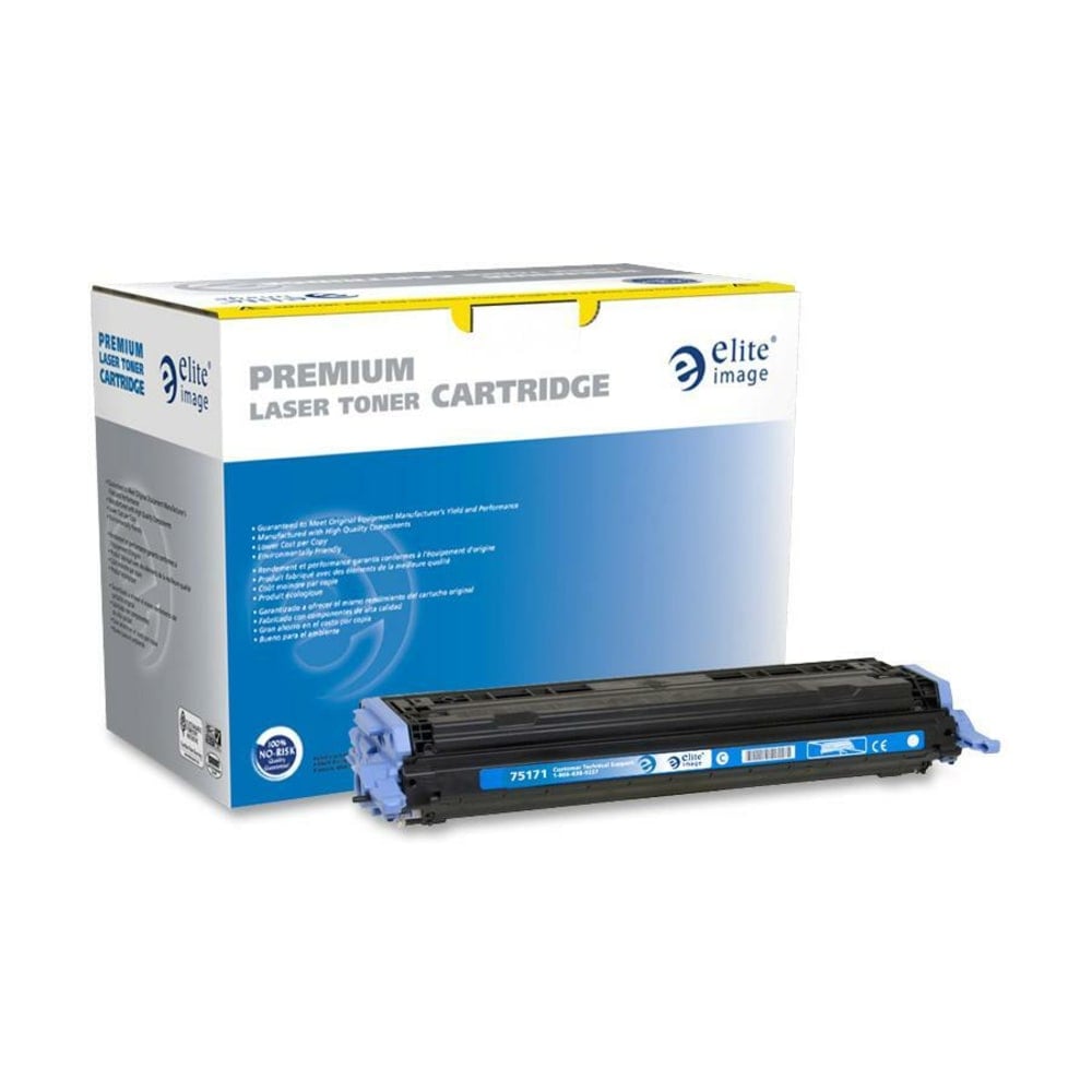 Elite Image Remanufactured Cyan Toner Cartridge Replacement For HP 124A, Q6001A, ELI75171 MPN:75171