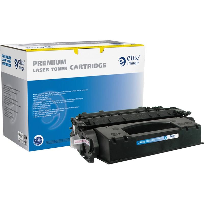 Elite Image Remanufactured Black High Yield Toner Cartridge Replacement For HP 05X, CE505X MPN:75435