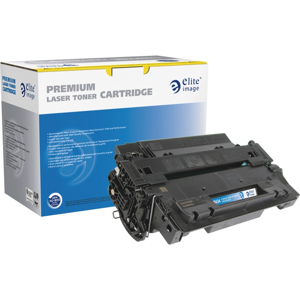 Elite Image Remanufactured Black High Yield MICR Toner Cartridge Replacement For HP 55X, CE255X MPN:75634