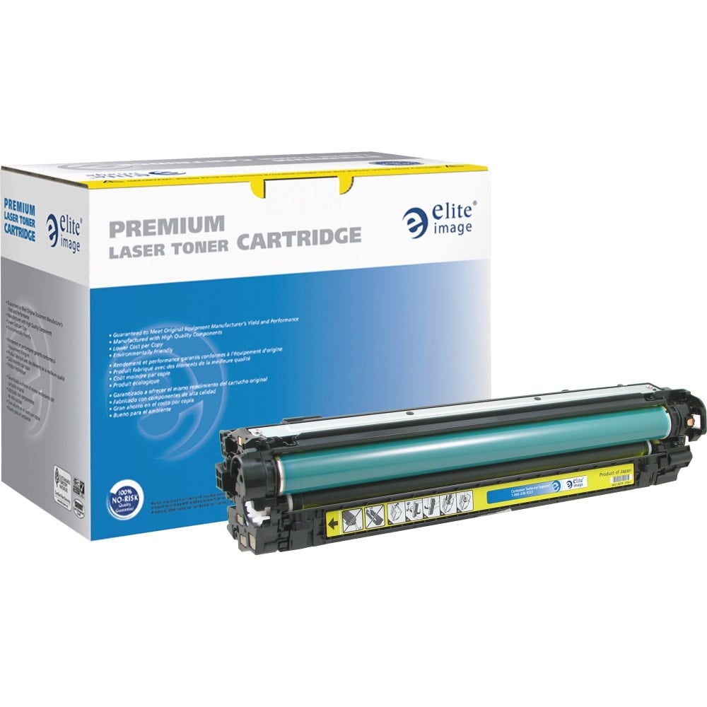 Elite Image Remanufactured Yellow Toner Cartridge Replacement For HP 650A, CE272A MPN:75748