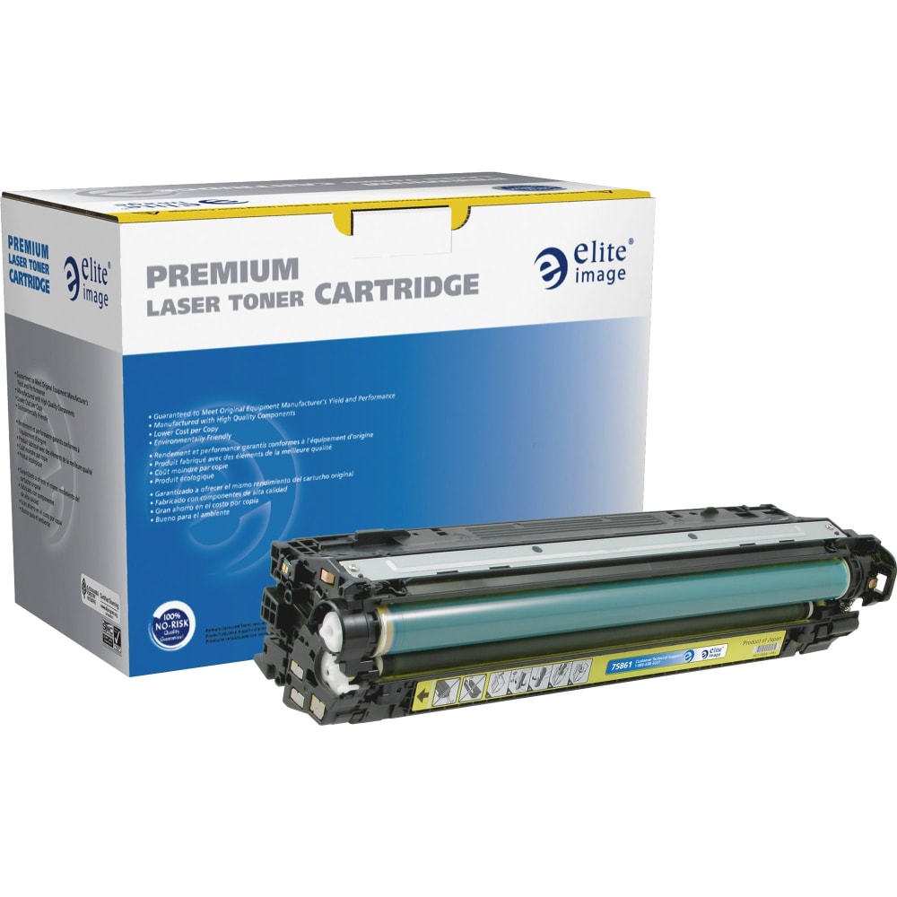 Elite Image Remanufactured Yellow Toner Cartridge Replacement For HP 307A, CE742A MPN:75861