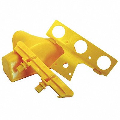 Eyewash Replacemnt Shroud Plastic Yellow MPN:RPG10-0041