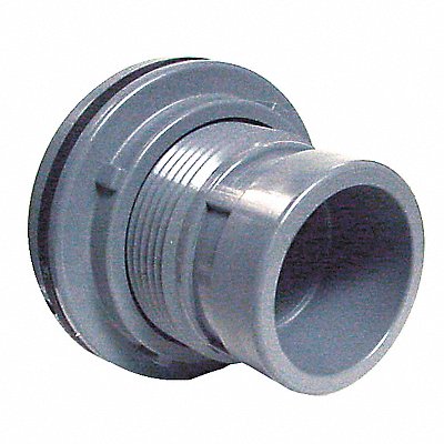 Bulkhead Tank Fitting 1/2 In 3 In L CPVC MPN:8171-005C