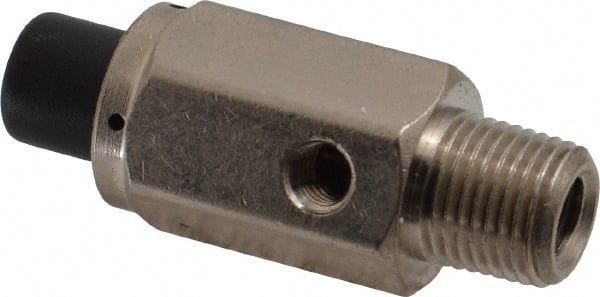 Push Button Air Valve: Normally Closed Actuator, 1/8