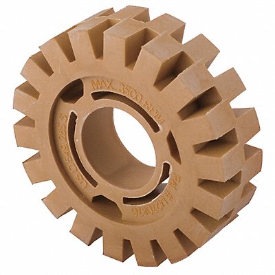 Eraser Wheel 4 In Rubber 4000 rpm MPN:21AC18