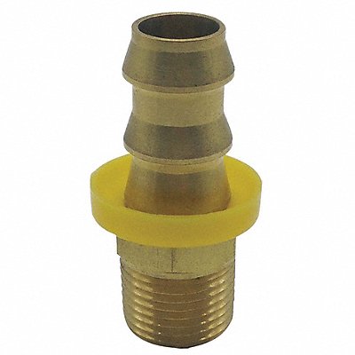 Push on Hose Fitting 1/2 x3/8 BarbxNPT MPN:4TT16