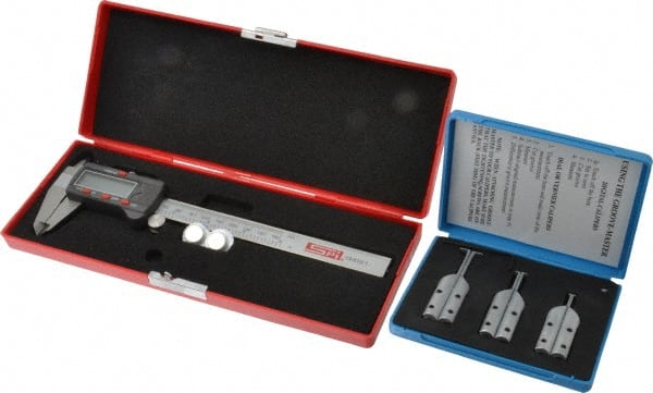 Caliper O-Ring Groove Gage: 3 Pc, Includes O-Ring Groove Gage MPN:30-459-2