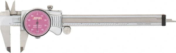 Dial Caliper: 6'' Range, 0.001'' Graduation, 0.1'' per Revolution MPN:CMS160725030