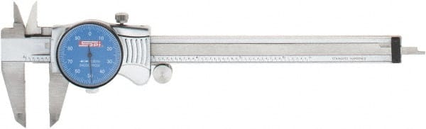 Dial Caliper: 6'' Range, 0.001'' Graduation, 0.1'' per Revolution MPN:CMS160725033