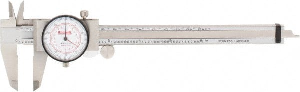 Dial Caliper: 6'' Range, 0.001'' Graduation, 0.001'' per Revolution MPN:CMS180612003