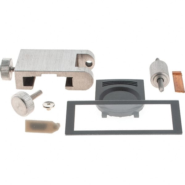 Caliper Spare Part Kit: 8 Pc, Use with 17-603-2, Includes Battery Cover, Crystal, End Stop Screw, Fine Adjustment Device, Gib, Lock Screw & Output Cover MPN:MS160726003