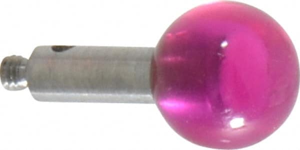 CMM Ball Stylus: 8 mm Ball Dia, 12 mm OAL, M2, M2 MPN:Z3600