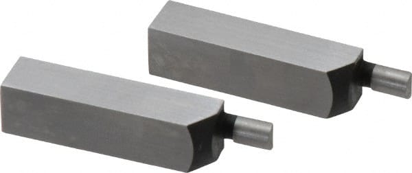 1.58 Inch Overall Length, 0.315 Inch Jaw Thickness, 0.1 Inch Radius, Gage Block Cylindrical Jaws MPN:MS170308014