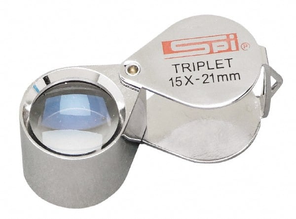 15x Magnification, 53/64 Inch Lens Diameter, Triplet Lens Loupe MPN:14-159-8