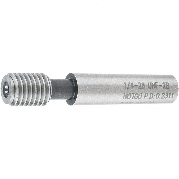 Plug Thread Gage: 1/4-28 Thread, 6H Class, Single End, No Go MPN:34-254-3