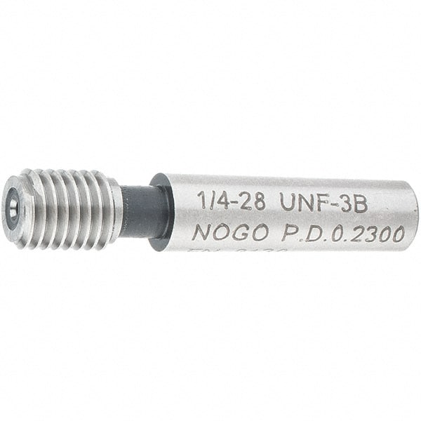 Plug Thread Gage: 1/4-28 Thread, 6H Class, Single End, No Go MPN:34-255-0