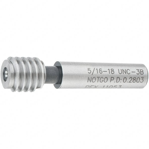 Plug Thread Gage: 5/16-18 Thread, 6H Class, Single End, No Go MPN:34-261-8