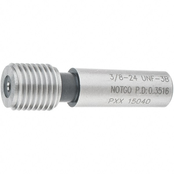 Plug Thread Gage: 3/8-24 Thread, 6H Class, Single End, No Go MPN:34-273-3