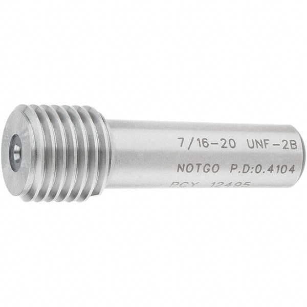 Plug Thread Gage: 7/16-20 Thread, 2B Class, Single End, No Go MPN:34-281-6