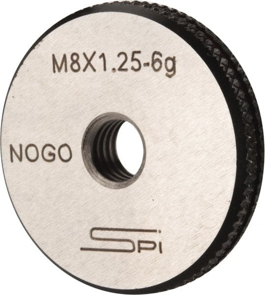 Threaded Ring Gage: M8 x 1.25 Thread, Metric, Class 6G, No Go MPN:34-482-0