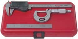 Machinist Caliper & Micrometer Kit: 3 pc MPN:13-987-3