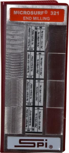 0.4 to 50 RA micro m Surface Finish, Nickel, Surface Finish Comparator MPN:14-444-4