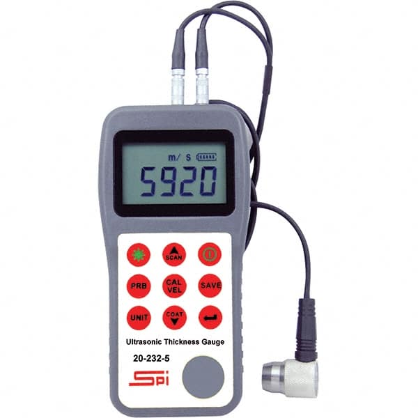 Electronic Thickness Gages, Accuracy: 0.0015 in , Anvil Face Material: Steel  MPN:20-232-5