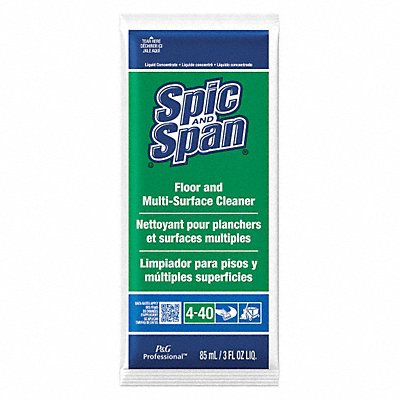 Floor Cleaner Liquid 3 oz Packet PK45 MPN:02011