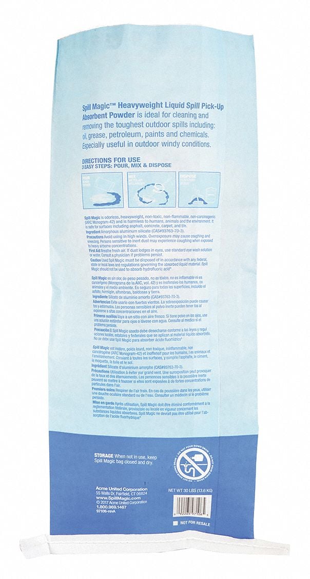 Absorbent Powder Oil-Based Liquids MPN:97106