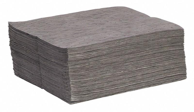 Absorbent Pad Universal 300 ft L PK100 MPN:GPB100S