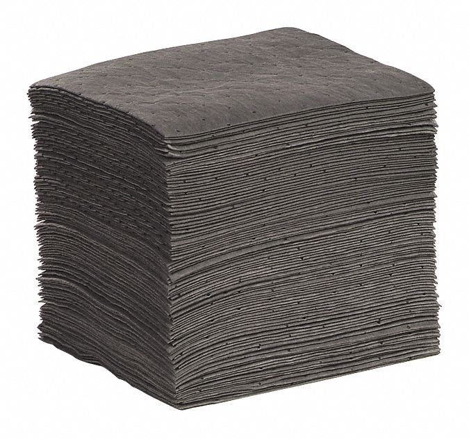 Absorbent Pad Universal 150 ft L PK100 MPN:GPF1014H