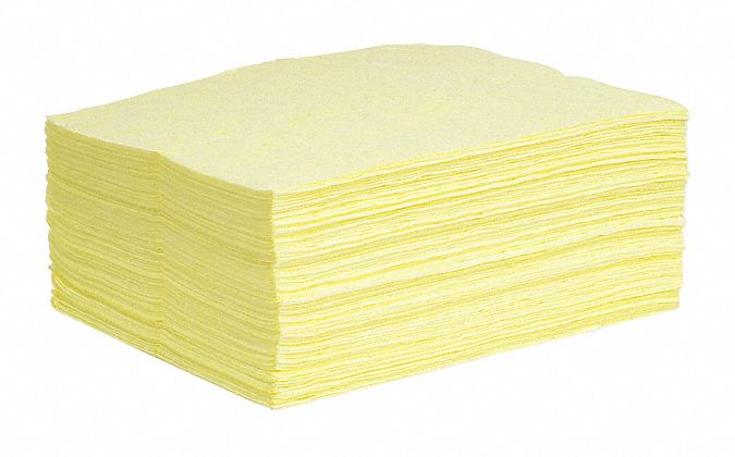 Absorbent Pad Chemical/Hazmat PK100 MPN:YPB100S