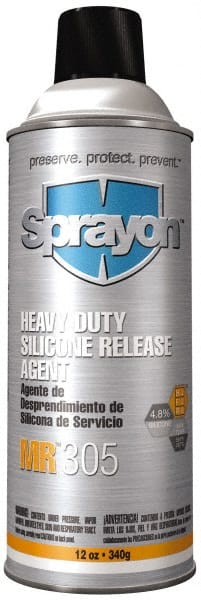 16 Ounce Aerosol Can, Clear, Heavy-Duty Mold Release MPN:S00305000