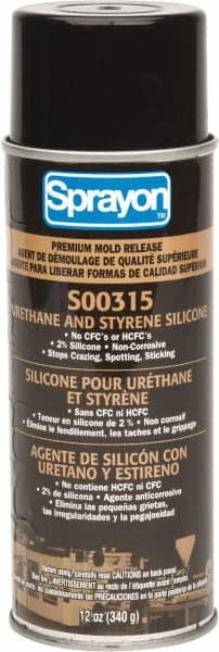 16 Ounce Aerosol Can, Clear, General Purpose Mold Release MPN:S00315000