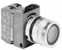 110-120 VAC Red Lens Incandescent Press-to-Test Indicating Light MPN:N5CPLRSDTJ