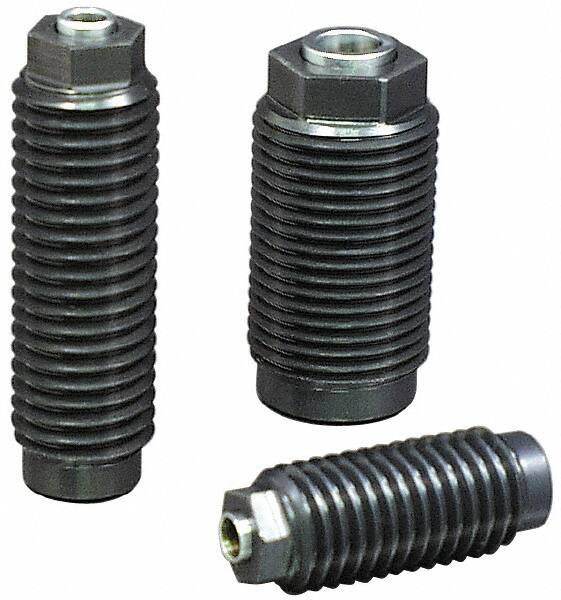 Threaded-Body Clamp Cylinders, Action Type: Single-Acting , Operating Stroke Length (Decimal Inch): 0.5000 , Operating Stroke Length (Inch): 1/2  MPN:100157