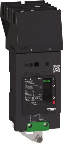 15 Amp, 600Y/347 VAC, 2 Pole, Panel Mount B-Frame Circuit Breaker MPN:BDA260151